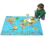 World Map Foam Puzzle