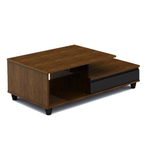 Nexera Harmony Free Form Wood Top Coffee Table in Cherry laminate Finish Nexera Harmony Free Form Wood Top Coffee Table in Cherry laminate Finish