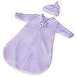 Kiddopotamus Dreamsie Luxe Sleeper & Sleep Cap Double Velboa, Lilac