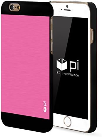 iPhone 6s Case, Onepi Slim Thin Fit Aluminum Hard Case Back Cover with Hybrid Metal Stainless Stell Frame for iPhone 6s/6 4.7 Inch (Rose Pink)