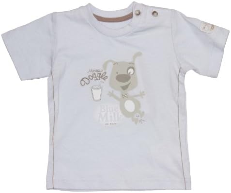 Jean Bourget Baby Girls Monsleun Doggie Jersey Polo-T-Shirt Top 6MBlue
