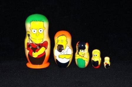 The Simpsons Nesting Doll by Nesting Doll