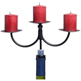 Oenophilia Afterglow Bottle Candelabra - 3 Small Pillars