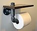 Turnbull Farms™ Reclaimed Wood and Pipe Toilet Paper Holder (Jacobean) - Multiple Sizes/Colors