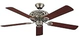Ellington Fans GD52BUP5 52 Grandeur Traditional Indoor Burnished Pewter Ceiling Fan