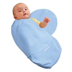 SwaddleMe Adjustable Jersey Infant Wrap - Blue (Small)