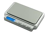American Weigh Scale Card2-600-sil AAA Battery Card Scale, Silver, 600 X 0.1 G