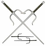 13 Inch Sai Set - Choose Black or Chrome