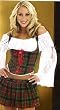 Very Sexy PLUS SIZE Santas Helper in Holiday Plaid