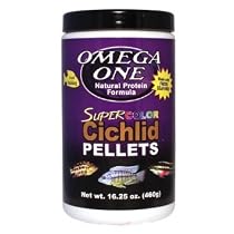 Omega One Super Color Cichlid Small Pellets 16.25oz
