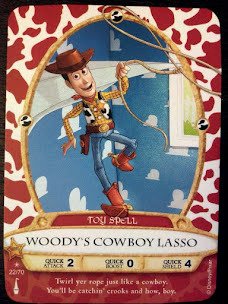 Sorcerers Mask of the Magic Kingdom Game, Walt Disney World - Card #22 - Woody's Cowboy Lasso
