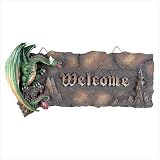 ALAB GREEN DRAGON WELCOME PLAQ