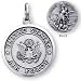 Sterling Silver St Michael United States Air Force Medal and 20-inch Chain
