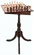 26" Inch Tall Tournament Chess / Checker Table Set
