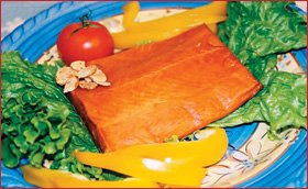 Wild Alaska Smoked Salmon Fillet Piece - Traditional by Interior Alaska Fish Processors, Inc.
