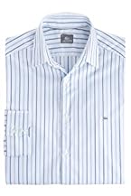 Silver Collection Long Sleeve End On End Stripe Shirt