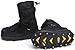 STABILicers Neos High Waterproof Overshoe with Integrated Traction Cleats, Black, Large