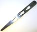 EYEBROW TWEEZERS w/Slanted tips & 3-HOLE TEAR DROP DESIGN Color BLACK