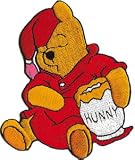 Winnie the Pooh - Sleeping Winny with Hunny Pot - Embroidered Iron On or Sew On Patch (Disney)