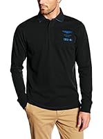 Hackett London Polo Amr Logo Rby (Negro)