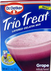 Oetker Grape Trio Gelatin Mix 2.1 oz 12ct by Dr. Oetker