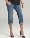 Apparel : Levi's Plus Size Capri Jeans, Boyfriend Cuffed Flirty Wash with Damage