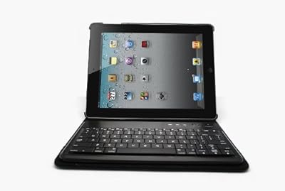 eWonder(R) Bluetooth Wireless Keyboard + 360 Degree Rotating Leather (PU) Case for iPad 2/3 (Black)