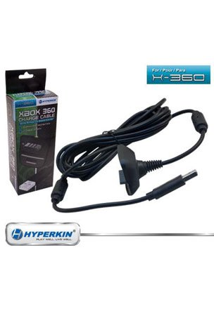 Xbox 360 Hyperkin Controller Charge Cable - Black