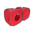 Set of 2 Cat Cubes  Red
