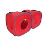 Set of 2 Cat Cubes  Red