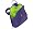Purple/Lime Ripstop Nylon