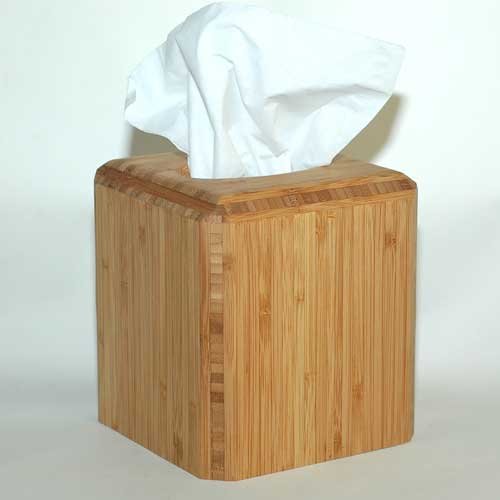 Sustainable Bamboo Tissue Box Cover