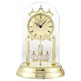 Bulova Tristan Polished Brass Tone Anniversary Clock - Rotating Pendulum by Bulova
