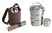 To-Go Ware Utensil, 3 Tier Tiffin & Padded Bag Set