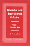 Introduction to the History of African Civilization