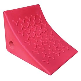 Vestil URWC-2 Mini Urethane Wheel Chock, 7" Width x 6" Height x 8" Depth