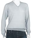 Ermenegildo Zegna Men's V-Neck Cashmere Sweater, Sky Blue