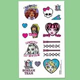 Monster High 16 Tattoos- 8pcs