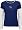 Tennessee Titans Women's Navy Frosted Logo Long Sleeve Layered Tissue Tee - Small