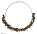Tiger's eye choker, 'Feline Queen' 0.8