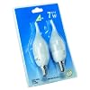 Trio 974-23 Energiespar-Leuchtmittel / 2er Blister / Windsto�kerze / E14 7 W 2700K