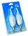 Trio 974-23 Energiespar-Leuchtmittel / 2er Blister / Windsto&szlig;kerze / E14 7 W 2700K