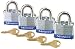Tools & Hardware : Master Lock 3008D 1-9/16-Inch Keyed-Alike Wide Padlocks, 4-Pack