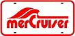 MERCRUISER LICENSE PLATE sign * atv