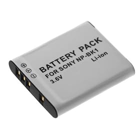 High Capacity NP-BK1 Replacement Lithium-Ion Battery for Sony Cyber-Shot DSC-S750, DSC-S780, DSC-W180, DSC-W190, DSC-W370 Digital Cameras