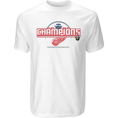 Buy Majestic Detroit Red Wings 2008 Western Conference Champions Locker Room T-shirt by Majestic