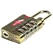Safe Skies Milano Antique Brass TSA Lock