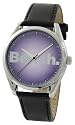 Bench Ladies Purple Dial Watch With Black Strap