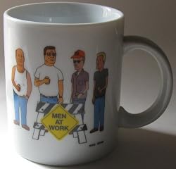 King of the Hill Mug Hank and Friends "Men at Work"