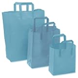 Marland Premium Carrier Bag W240xD120xH300mm Light Blue Ref 05004079 [Pack 50]